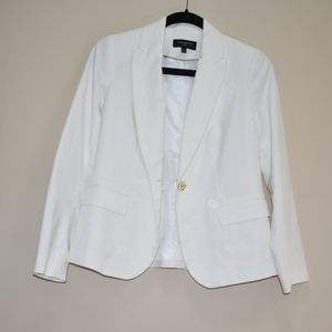 Talbots white blazer